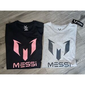 Messi Collection Men's Size Medium Bundle Of 2 T-Shirts‎ Lionel Messi Soccer NWT